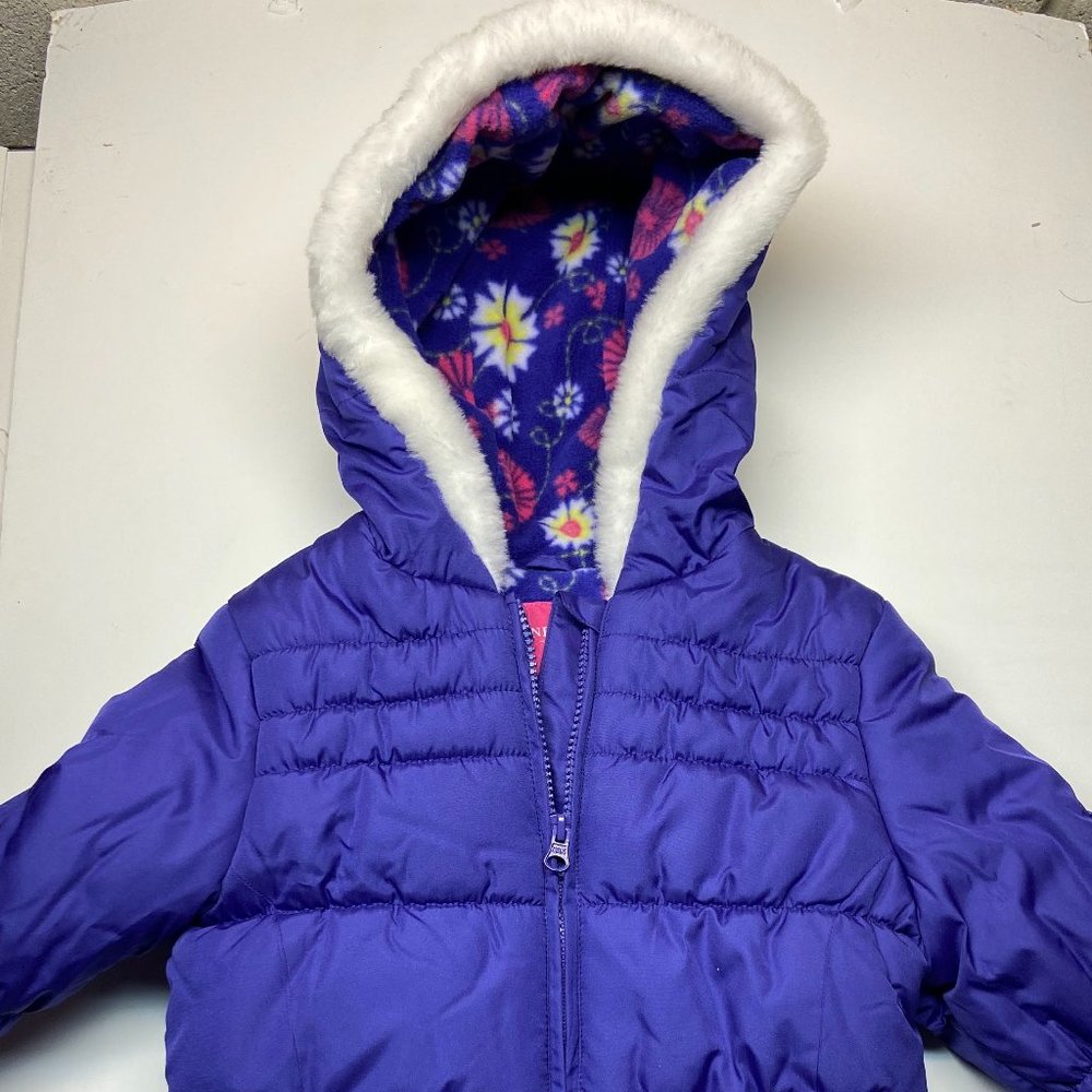 NWT London Fog Girls Puffer Coat Size 2T